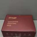 Drewin Weighted Heating Pad for Relax and Calm, Velvet-Soft 7 lbs Electric Lap Blanket for Neck Shoulders Back, Washable Warm Weighted Lap Blanket with 4 Heating Levels, 24" x 29", Grey