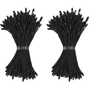HAHIYO 1000Pcs 1mm Black Pearl Double Head Flower Pistil for Flower Making Scrapbook Decoration Mini Handmade Artificial Pistil Pearlized Floral Stamen Pollen