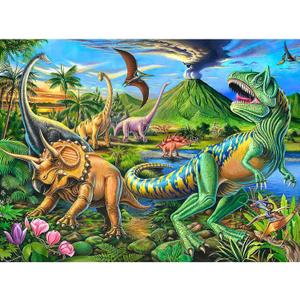 Puzzles for Kids Ages 4-8 Year Old,100 Piece Dinosaur Jigsaw Puzzle for Toddler Children Learning Educational Puzzles Toys for Boys and Girls - Every Piece is Unique