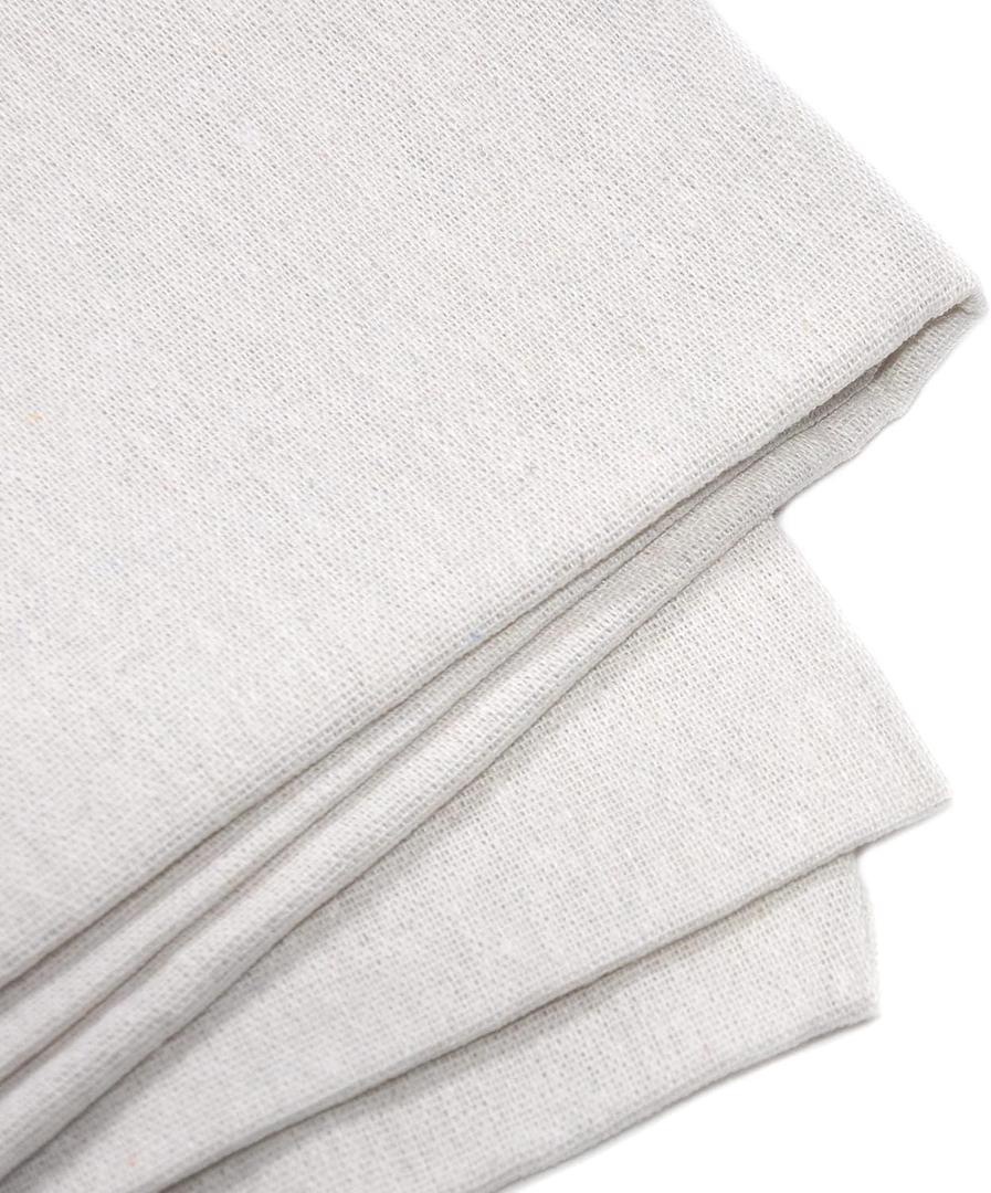 Linen Pre-Cut Qilting Fabric by The Yard Entelare(Ivory,1yd)