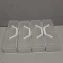 GLEAVI Portable 4-Piece Kitchen Utensil Storage Box Cutlery Organizer Food-Safe Plastic for Home and Restaurant Use Forks and Noodle Keeper