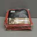 LEMOMO 100% Blackout Curtains 52 x 84 Inch/Coral Curtains 2 Panels with Black Lining Room Darkening Thermal Insulated Bedroom Curtains