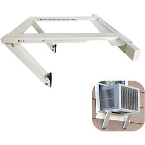 Air Conditioner Bracket, Air Conditioner Support Bracket,No Drilling and No Tools Required, Heavy Duty Steel Construction Holds Up to 200 lbs, with Installation Instruction Manual