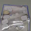 12 Pack Vmaisi Multi-Use Adhesive Straps Locks - Childproofing Baby Proofing Cabinet Latches for Drawers, Fridge, Dishwasher, Toilet Seat, Cupboard, Oven,Trash Can, No Drilling (White) (12)