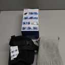 Travel Pillow Combo with Chin Strap, Airplane Pillows with 3D Eye Mask for Sleeping, 360 Support Plane Head Strap for All Plane Seats, Long Flights Essentials, Stop Bobblehead, Black