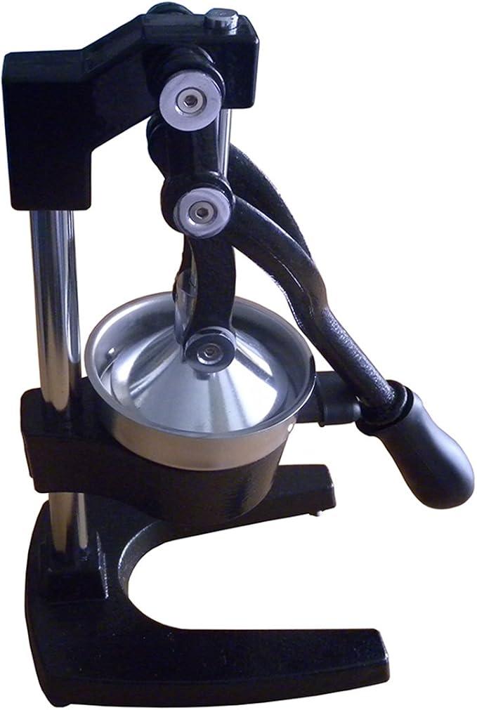 Commercial Manual Lever Press Citrus Juicer Heavy Cast Iron Steel Base and Stainless Steel Bowl