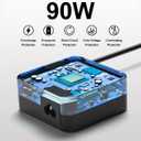 90W Laptop Charger Compatible with Asus Vivobook14X 15X 16X 17X D1603Q Y1603C K1703Z M1703Q M1603Q, Compatible with Asus Monitor Power Cord Rog Strix PG279Q PG279 PG279QZ XG27UQ AC Adapter Power Cord