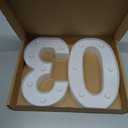 30th Birthday Decorations for Her Him,30th Birthday Centerpieces Table Decorations for Women Men,Light Up Numbers 30 Sign for Party Backdrop Wall Decor for 30 Wedding Anniversary Decoration