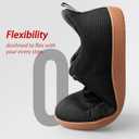 Men's Barefoot Shoes Minimalist Slip on Cross-Trainer Shoes Wide Toe Walking Shoes Zero Drop Sole Trail Running Sneakers Gym Workout Casual (All Black-01)