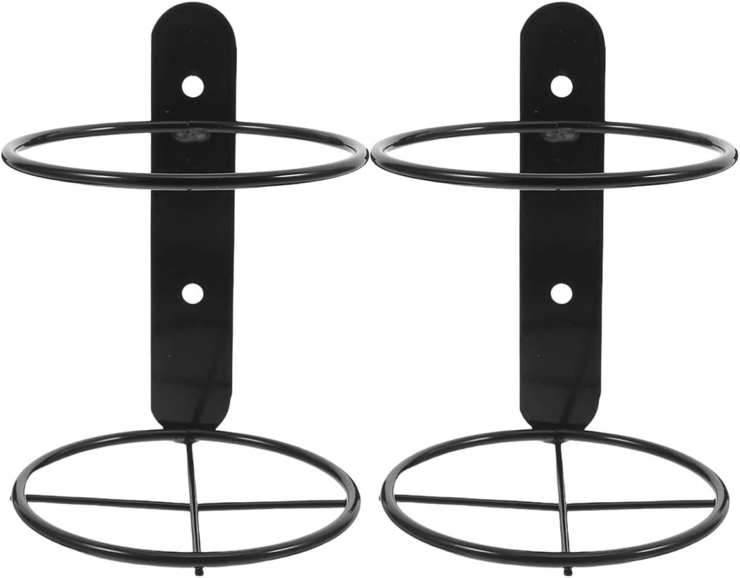 Hemoton Wall Mounted Wine Rack Single Bottle Holder Metal Wall Wine Shelf for Home Bar Kitchen Dining Room Storage and Display