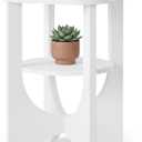 VASAGLE Side Table, 2 Tier Small Accent End Table, Nightstand, 15.7"D x 15.7"W x 22.4"H