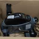 Mini Exercise Bike, himaly Under Desk Bike Pedal Exerciser Portable Foot Cycle Arm & Leg Peddler Machine with LCD Screen Displays (Gray)