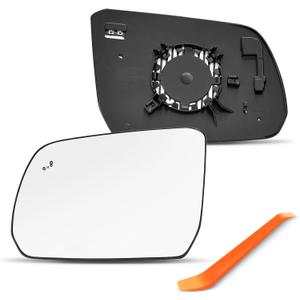 BSD Compatible with 2024 2025 Ford Ranger Driver Side Mirror, Left Side Mirrors Replacement Glass with Blind Spot, Heated