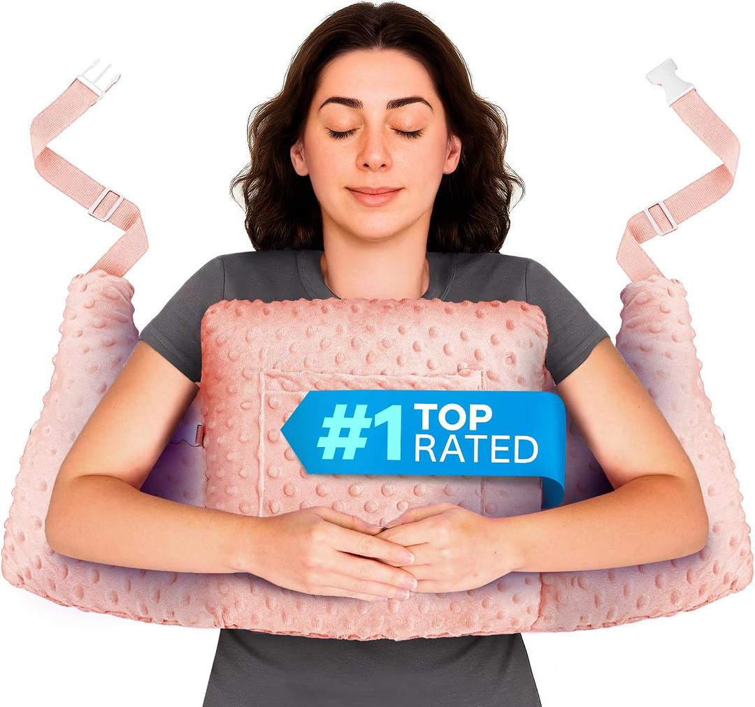 Zomaple Post Mastectomy Pillow Post Surgery Post-Op Essentials, Breast Augmentation/Reduction & Mastectomy Recovery Supplies Washable Cover for Comfort & Support