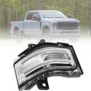 Right Passenger Side Door Mirror Turn Signal Light Compatible With Ford F150 2015-2023, F250 F350 2017-2025, F450 2017-2024 Mirror Signal Lens Lamp without Spot Replaces# HC3Z13B375A