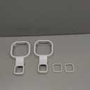 Wall Mount Holder for eero 6 and for eero 6+ Router Mesh Wi-Fi System  No Messy Wires, Space-Saving Outlet Wall Mount Holder for eero 6 Plus Extender, Stand Bracket for eero 6+ (White-2pcs)