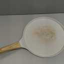 SENSARTE Nonstick Crepe Pan with Spreader, 10-Inch Natural Ceramic Coating Dosa Pan Pancake Flat Skillet Tawa Griddle with Stay-Cool Handle, Induction Compatible (White)