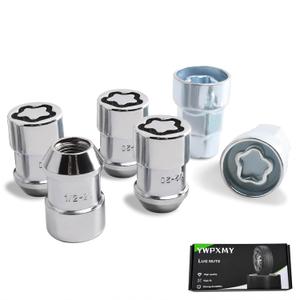 Wheel Lock Lug Nut kit Anti Theft 1/2-20 Thread Size, Compatible with Wrangler Comanche Liberty CJ3 CJ5 & F-150 Centurion Fairmont c10 Pickup & G1500 Mark vi and Other Models