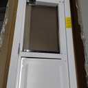 Medium Dog Door for Sliding Glass Doors, 91 7/16" to 96" Tall, 12.8" Wide, Aluminum Frame, Magnetic Seal, Perfect for Medium Pets Up to 40 lbs