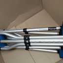 Carex Folding Aluminum Under Arm Crutches for Adults 4'11" to 6'1", 2 Lightweight Crutches Included, Universal for Walking, Walking Aid for Kids, Adults & Seniors, Includes Padded Underarm Cushions