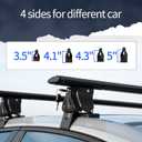 55" Roof Rack Cross Bars,Adjustable Aluminum Crossbars Replacement for Cargo Carrier Kayak Bike Snowboard