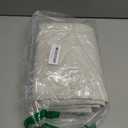 H.VERSAILTEX Linen Blackout Curtains 45 Inches Long 100% Blackout Thermal Insulated Textured Linen Look Curtain Draperies Anti-Rust Grommet, Energy Saving with White Liner, 2 Panels, Natural