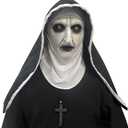 The Nun Mask Full Head Scary Halloween Costume for Unisex Adults