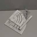 Tikea Decorative Wood Riser for Display, 2-Tier Farmhouse Corner Shelf for Kitchen Bathroom Counter Decor, Farmhouse Riser for Soap Dispenser, Decorations and Plant (White)