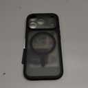 TOCOL for iPhone 17 Pro Max Case, Compatible with Magsafe, Full Camera Protection, Built-in Magnetic Ring, Translucent Matte Phone Case for iPhone 17 Pro Max 6.9 inch (Black)