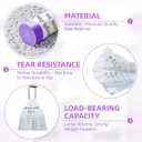 OKKEAI 3 Gallon Small Mini Trash Bags with 64 Count Drawstring Trash Bags Leak Proof Tear Resistant Bathroom Kitchen Office Garbage Bags Heavy Duty Liners Easy to Tie and Dispose