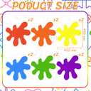 12 Sets Back to School Decoration 17.7x15.8 Inch Large Colorful Paint Splatter Card with Self-Adhesive Painting Splatters Cutouts for Art Paint Party Door Window Bulletin Board Blackboard Decorations