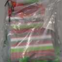 JOYIN 18 PCS Christmas Bags, Holiday Goody Gift Treat Candy Wrapping Paper Bags for Classroom and Party Favors, Xmas Decor Supplies 4.3"X5.5"X2.5" 