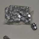 M12x1.5 Lug Nut, 12x1.5mm Chrome Closed End Mag Style Wheel Lug Nuts 13/16" 21mm Hex Compatible with Toyota Lexus Vehicle IS300 GS450h HS250h Camry Corolla Highlander Tacoma Replace# 611-211 (20PCS) (Silver)