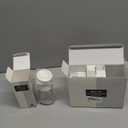 Numvim Natural Glass Baby Bottles with Gentle & Extra Slow Flow Nipples, Newborn Breastfeeding Bottle, Anti-Colic, Includes 1pcs SS Nipples(0 Month+) 2pcs S Nipples(1m+),3 Packs (White 3 Oz + 5 Ounce)