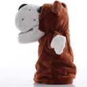 Plush Dog Puppy Open Mouth Hand Puppets Animal Toys Imaginative Pretend Play Storytelling