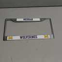 Michigan Wolverines Chrome License Plate Frame