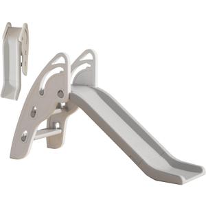 Toddler Slide Large Play Climber Slide PlaySet with Extra Long Slipping Slope Indoor Slide Kids Slide Toddler Playground Toddler Slide Outdoor Toys for Toddlers (White)