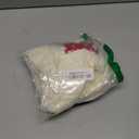 21 Inches Knitted Christmas Stockings with Initials, Large White Custom Monogram Christmas Stockings with Letter, Suitable for Xmas Holiday Party Gifts & Decoration for Fireplace (White-M)