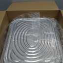 GUSTO [25 Count 9x13 Inch Aluminum Pans With Lids, Half Size Deep Steam Foil Pans with Lids - Table Pans for Baking, Cooking, Heating, Storing and Food Prepping (Formerly Comfy Package)