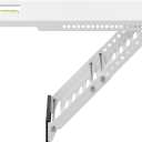 LuckIn Air Conditioner Support Bracket, Heavy Duty Window AC Bracket Universal Fit for 12,000-24,000 BTU AC Units, Holds Up to 165lbs, Adjustable Extender Leg & Built-in Bubble Spirit Level