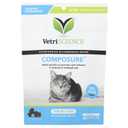 VetriScience Composure, Calming Formula for Cats, 30 Bite-Sized Chews, BBD 10/25