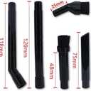 1-1/4inch & 1-3/8'' Vacuum Attachments Mini Micro Tool Attachment 9 Piece Set