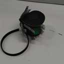 Green Mini Top Hat Headband Fascinator with Veil Leprechaun Hat Headband for Women St. Patrick's Day