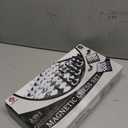 2-in-1 Chess Set and Magnetic Checkers Set - Foldable 13-inch Travel Board Game, Durable Plastic, Puzzle and Strategy Toys for Kids and Adults (Black and White)