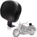 Sissy Bar Driver Backrest Rider Seat Pad for Dragstar Vstar XVS 400 650 1998-2025