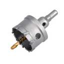 5-1/8 inch / 130mm Carbide Tipped Hole Saw,Metal Steel Hole Saw with a Drill Bit, Hole Cutter for Thick Metal,Stainless Steel,Iron,Sheet Metal and Wood. (130mm (5-1/8 inch))