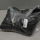 EVALESS Long Puffer Vest Women Sleeveless Hooded Puffer Jacket Lightweight Quilted Jackets Winter Warm Zip Up Coat Outerwear (Medium, Black)