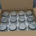 Alotpower 4 oz Glass Mason Jars with Embossed Pattern 24 Pack, Small Canning Jars with Airtight Lids, Mini Glass jars for Jams, Jelly, Honey, Spices,Desserts,Wedding Favors and Gift Packaging