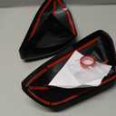 Hoolcar Side View Mirror Cover Decals ABS Rearview Mirrors Trim Exterior Accessories for 2015-2022 2023 2024 Ford Mustang, Black, 2PCs