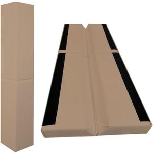 Wall Corner Guards & Edge Protectors, Heavy Duty Wall Corner Protective Safety Padding, All-Weather 2 Sides Corner Pad for Gyms, Basketball Court, Playrooms, Schools, Garages, Black 
